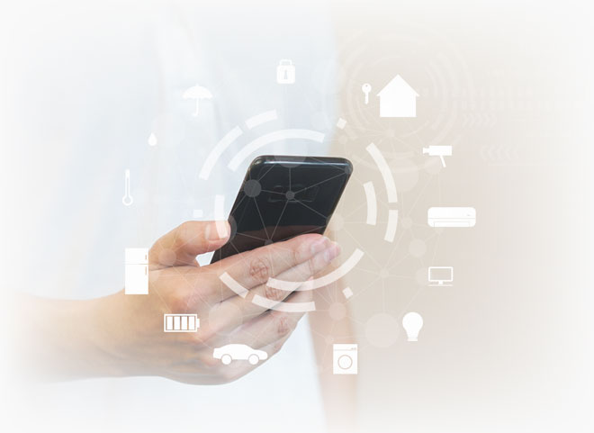 Comunicación con dispositivos mediante tecnologías como Wi-Fi, Bluetooth, Bluetooth Low Energy (BLE) y NFC